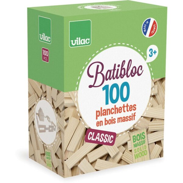 Batibloc classic- 100 planchettes en bois